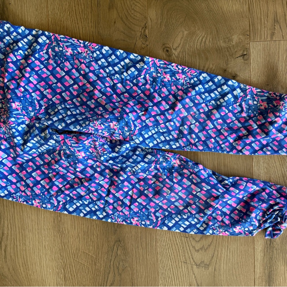 Lilly Pulitzer Blue and Pink Kids Joggers